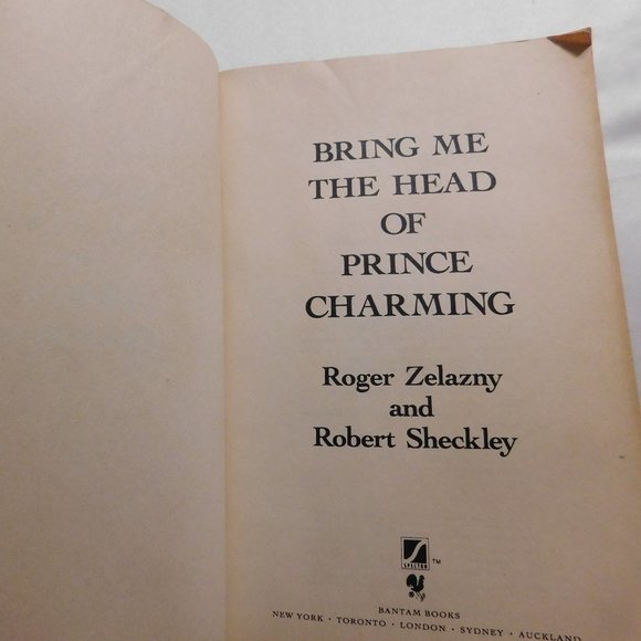 Roger Zelazny Bring Me the Head of Prince Charming Paperback Book 1991 - Picture 4 of 5